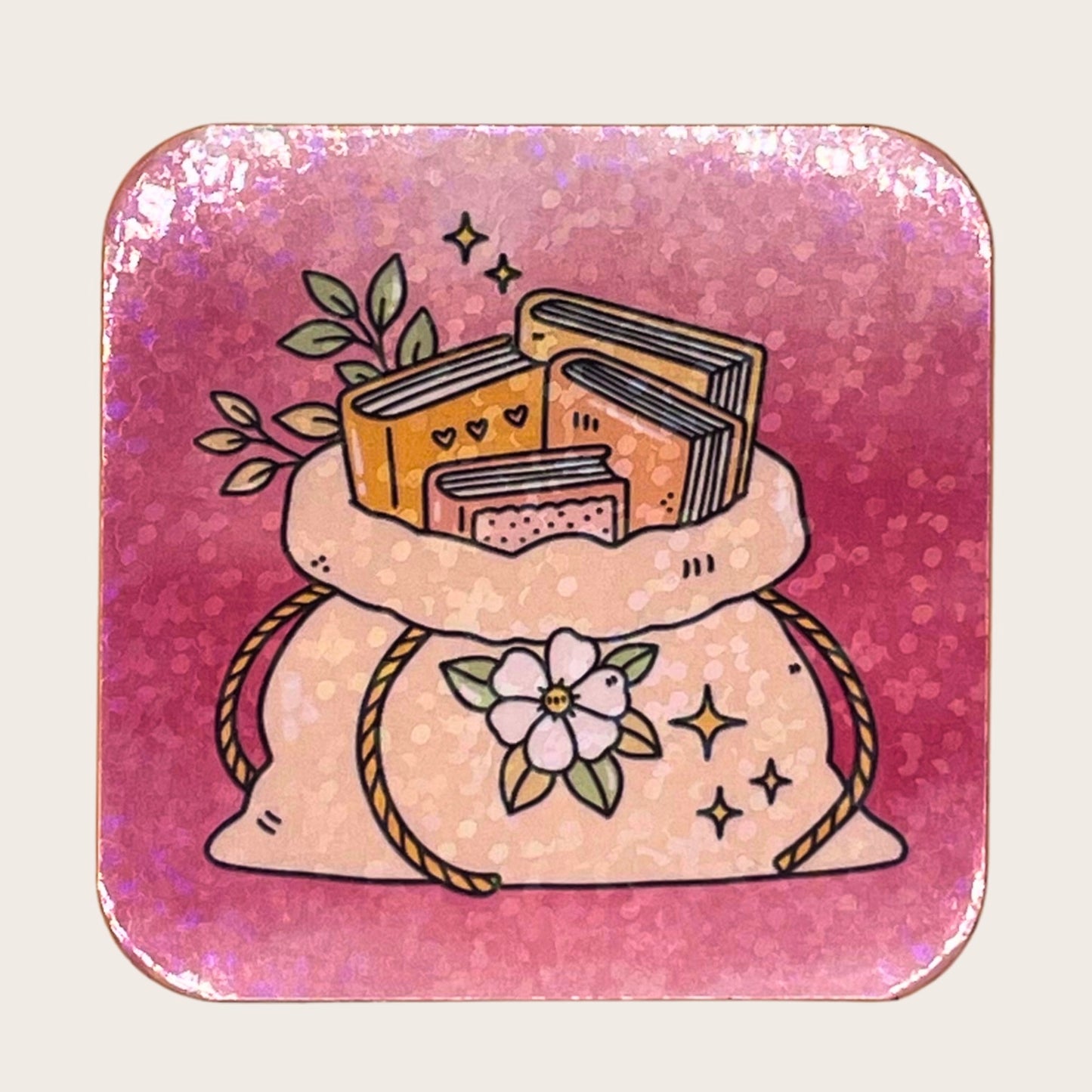 A Bag of Books - magnet