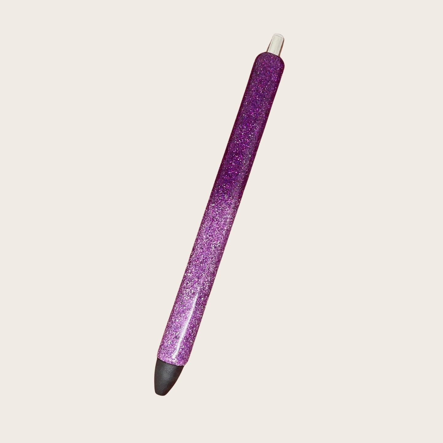 Glitterkuglepen - Purple Duo