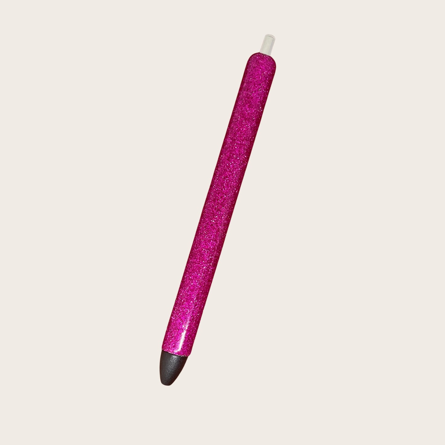 Glitterkuglepen - Pink