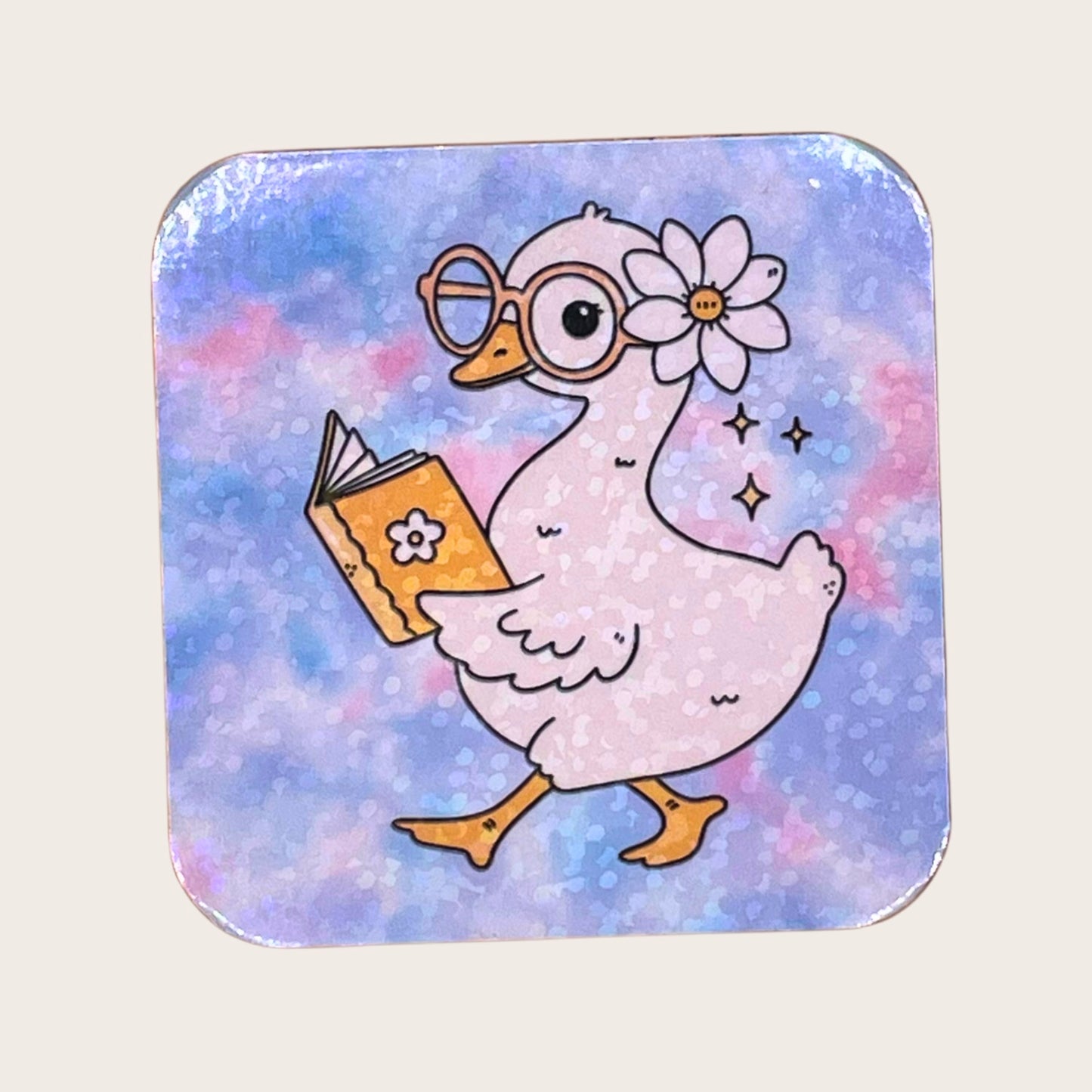 Reading Duck - magnet