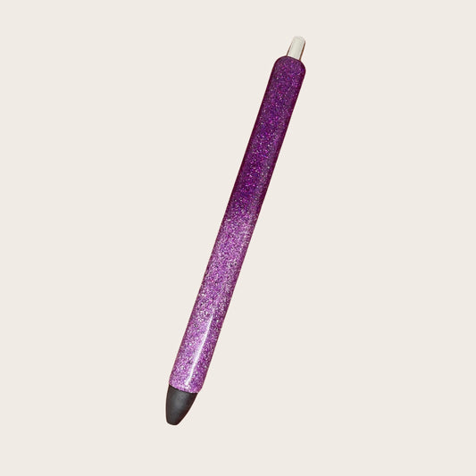 Glitterkuglepen - Purple Duo