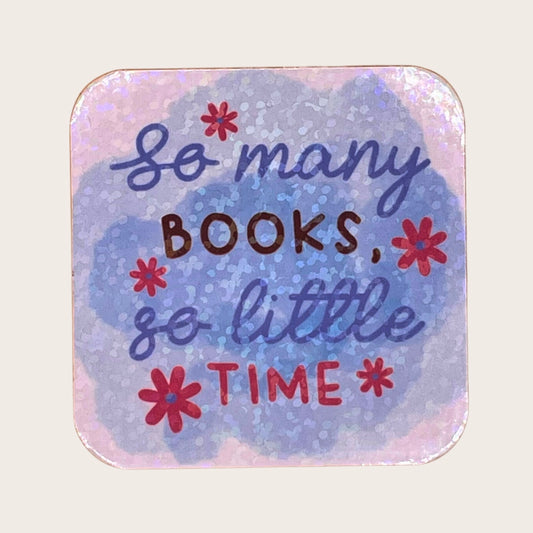 So Many Books - magnet
