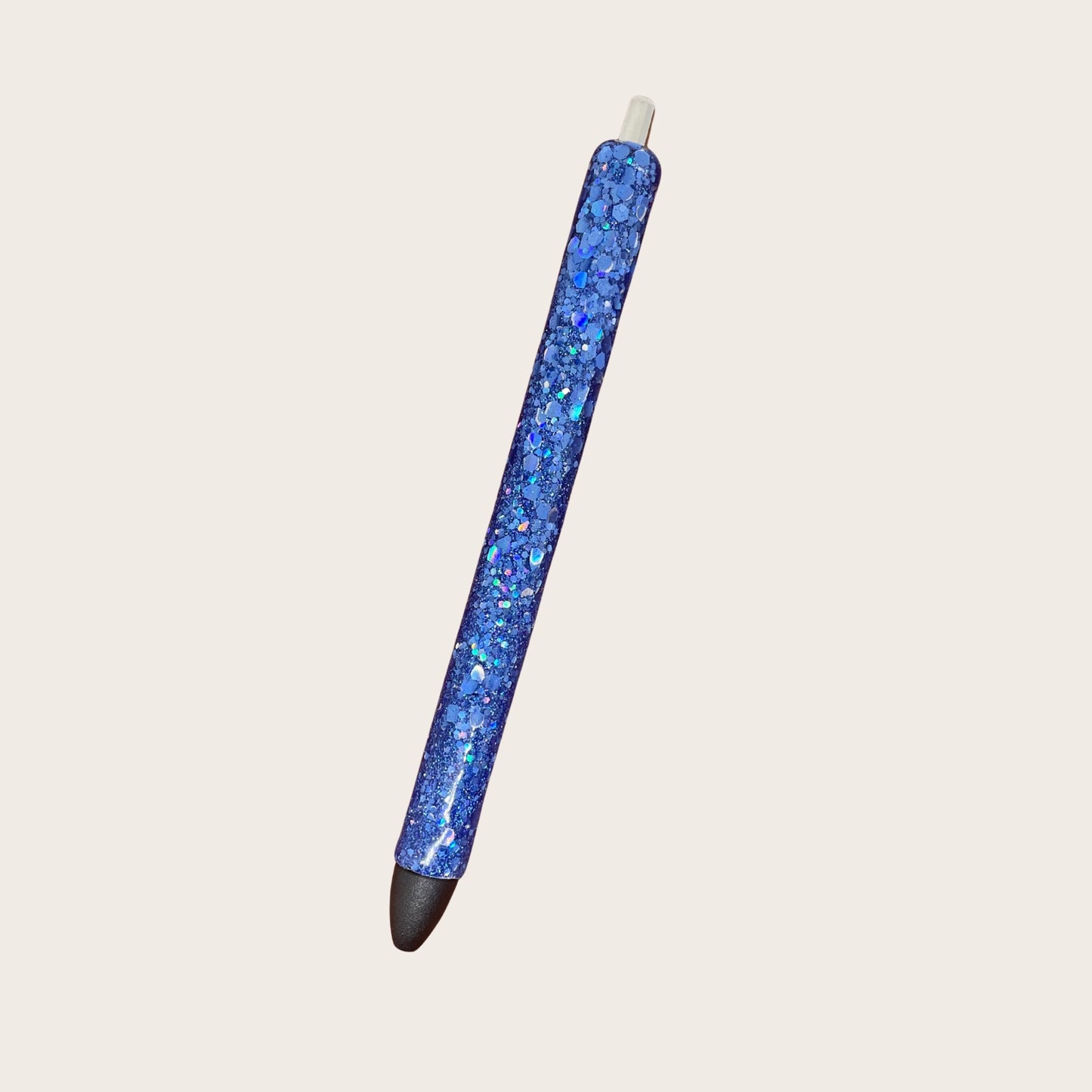 Glitterkuglepen - Chunky Blue