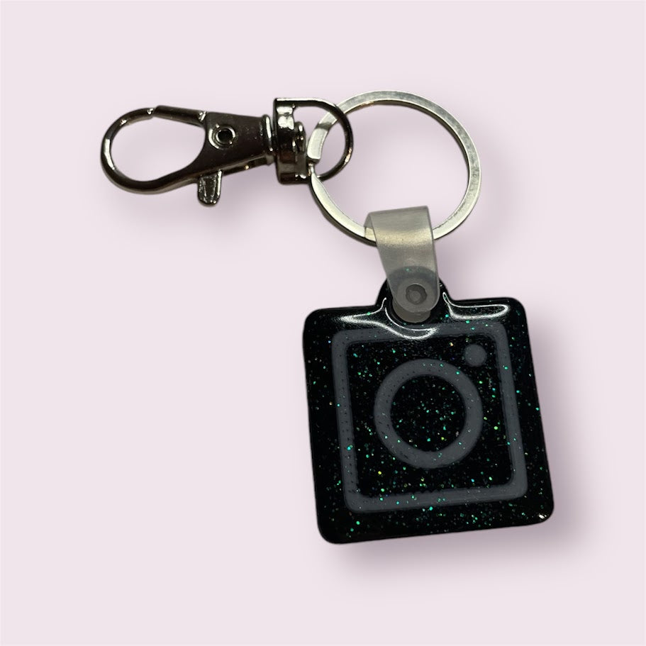 NFC nøglering – IG sort-hvid