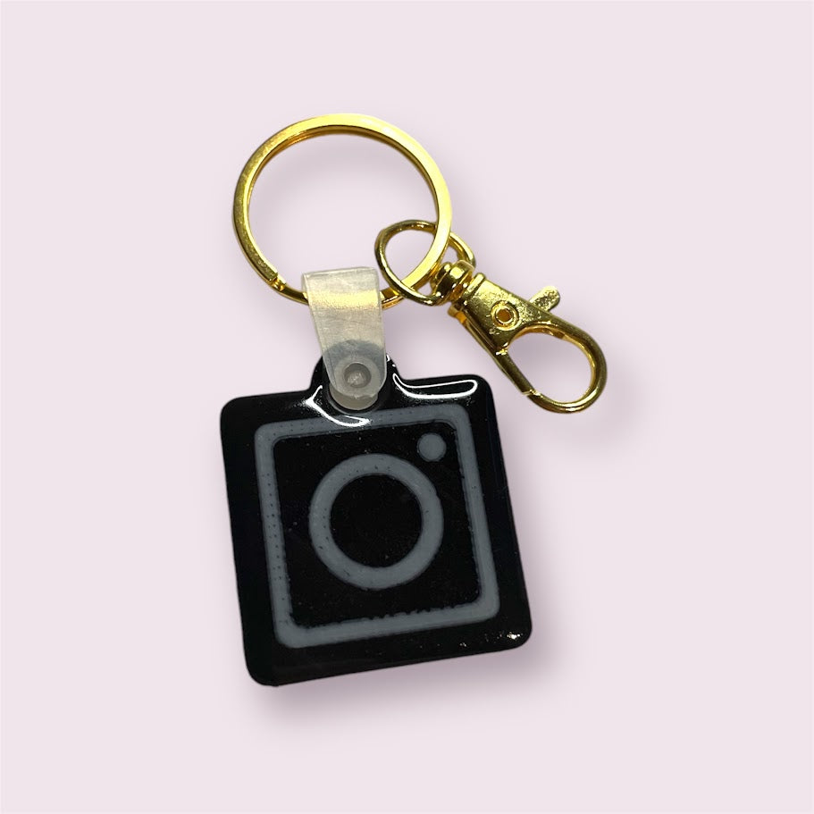 NFC nøglering – IG sort-hvid
