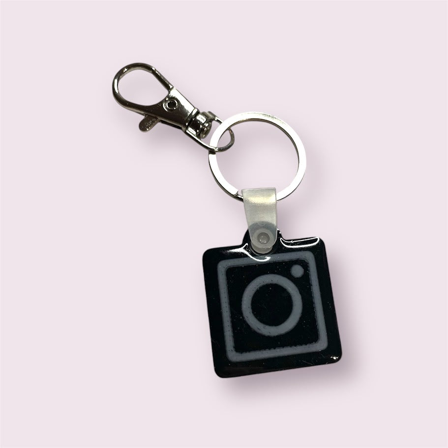 NFC nøglering – IG sort-hvid